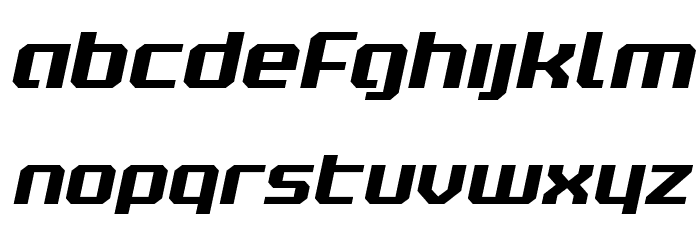 Realpolitik Semi-Italic Font LOWERCASE