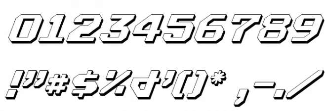Realpolitik Shadow Italic Font Alte caractere