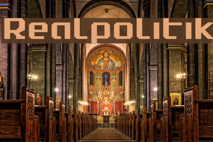 Realpolitik Font examples