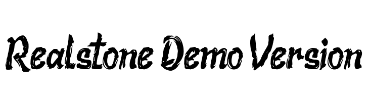 Realstone Demo Version  Frei Schriftart Herunterladen