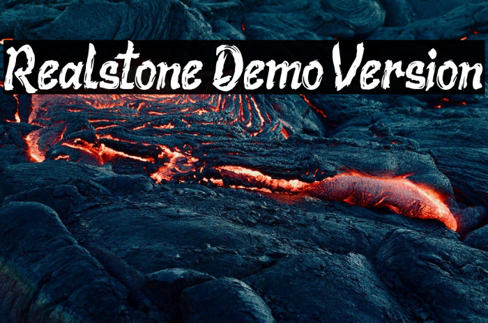 Realstone Demo Version Example 1