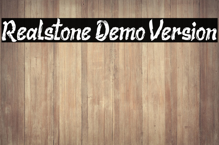 Realstone Demo Version Example 3