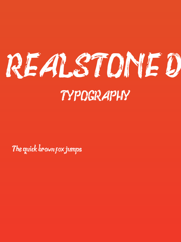 Realstone Demo Version Poster