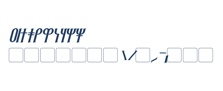 Reanaarian Bold Italic Other Characters