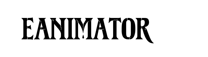 Reanimator DEMO फ़ॉन्ट