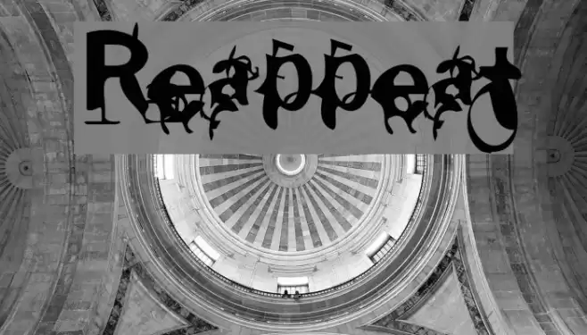 Reappeat Font examples