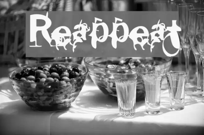 Reappeat Font examples