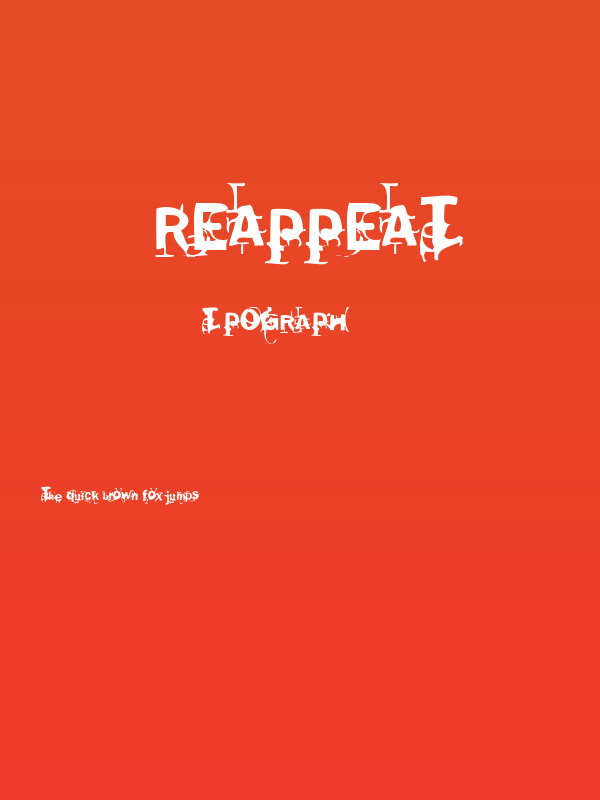 Reappeat Poster