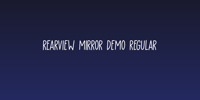 Rearview Mirror DEMO Regular Social Header