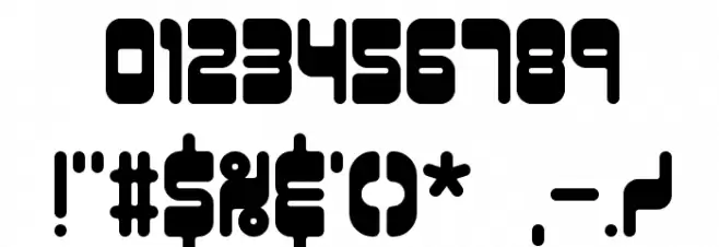 Reason BRK Font OTHER CHARS