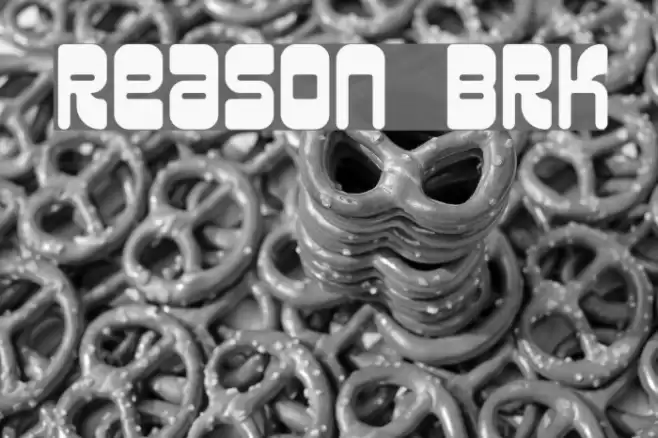 Reason BRK Font examples