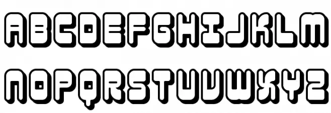 Reason Shadow BRK Schriftart Groß