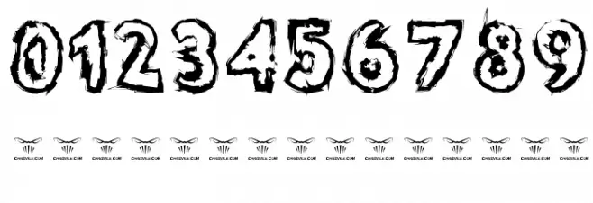 Reason to see Evil フォント その他の文字