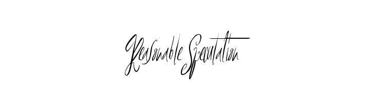 ReasonableSpeculation  Скачать бесплатные шрифты