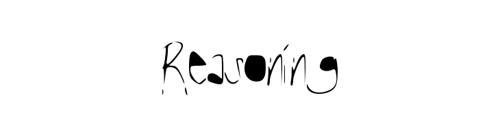 Reasoning  免费字体下载