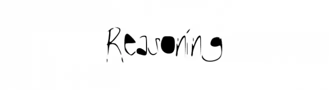 Reasoning  नि: शुल्क फ़ॉन्ट्स डाउनलोड