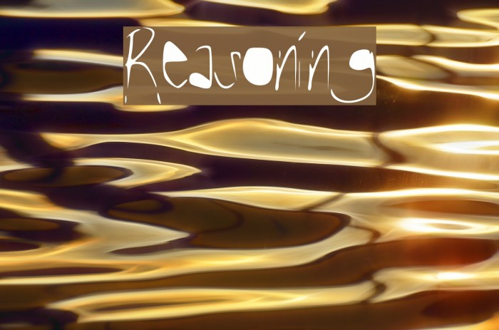 Reasoning Font examples
