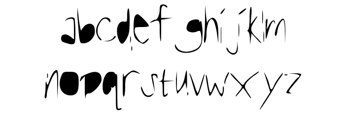 Reasoning Font LOWERCASE