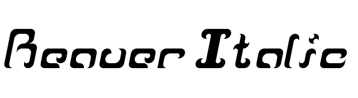 Reaver Italic  font caratteri gratis