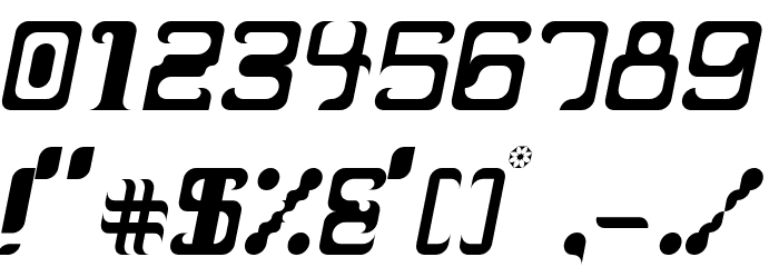 Reaver Italic Font OTHER CHARS