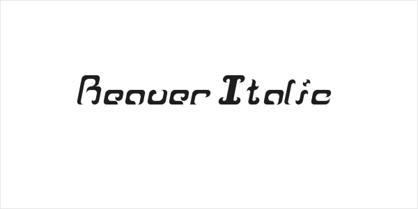 Reaver Italic Logo