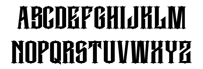 Reaverockfree Font LOWERCASE