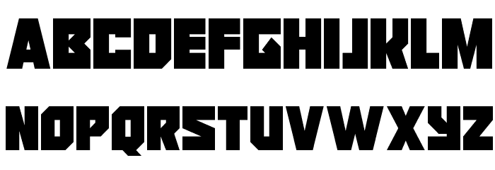 Reavers Font LOWERCASE