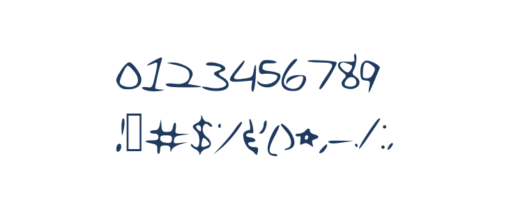 RebeccasHandwriting Other Characters