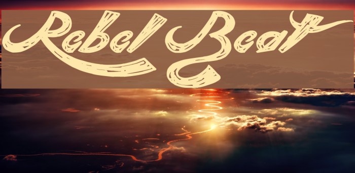 Rebel Beat Font examples