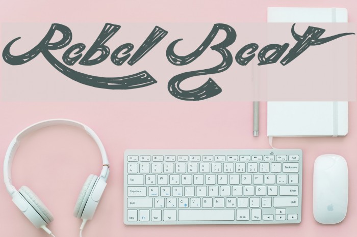 Rebel Beat Font examples
