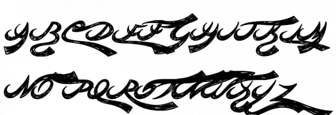 Rebel Beat Font Litere mari