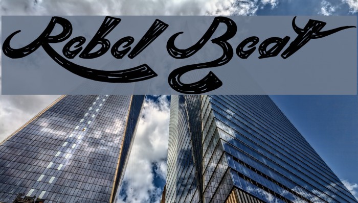 Rebel Beat Font examples