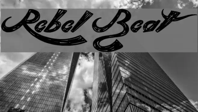 Rebel Beat Font examples