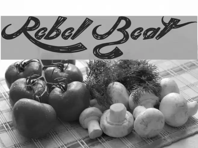 Rebel Beat Font examples