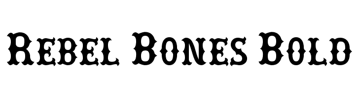 Rebel Bones Bold  नि: शुल्क फ़ॉन्ट्स डाउनलोड