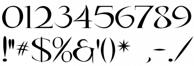 Rebel Caps Font OTHER CHARS