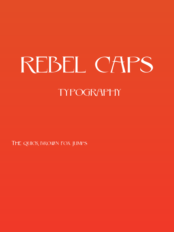 Rebel Caps Poster