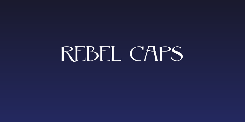 Rebel Caps Social Header