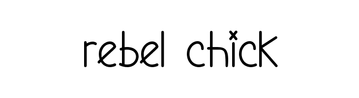 Rebel Chick  Frei Schriftart Herunterladen