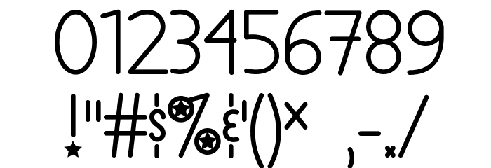 Rebel Chick Font OTHER CHARS