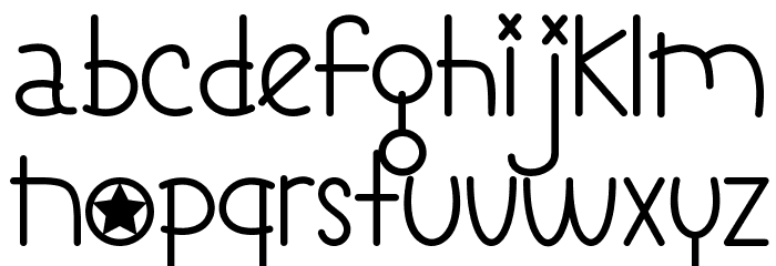 Rebel Chick Font LOWERCASE