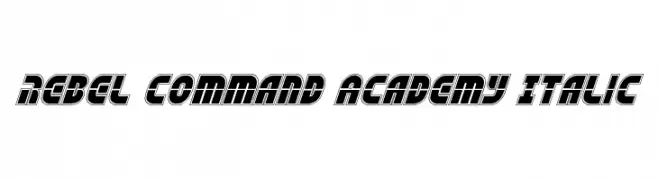 Rebel Command Academy Italic  Descarca Fonturi Gratis