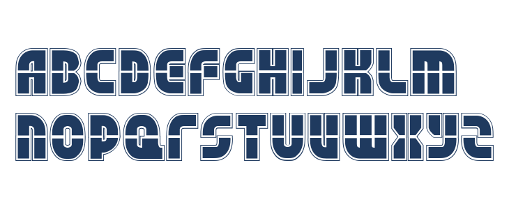 Rebel Command Academy Regular Lowercase