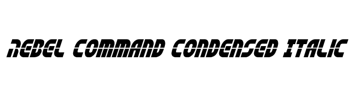Rebel Command Condensed Italic  baixar fontes gratis