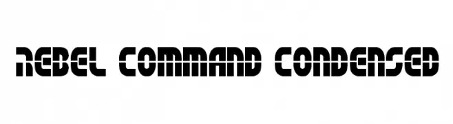 Rebel Command Condensed  Descarca Fonturi Gratis