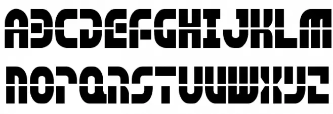 Rebel Command Condensed Schriftart Groß