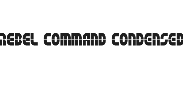 Rebel Command Condensed Logo