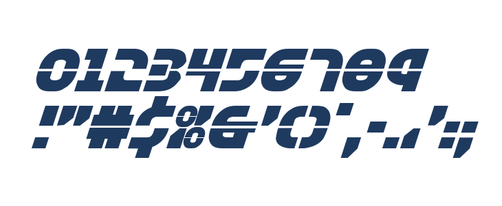 Rebel Command Expanded Italic Other Characters