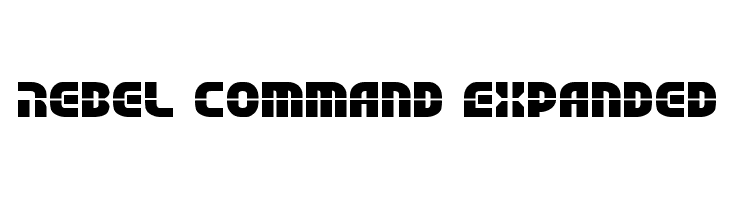 Rebel Command Expanded  フリーフォントのダウンロード