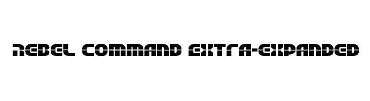 Rebel Command Extra-expanded  フリーフォントのダウンロード